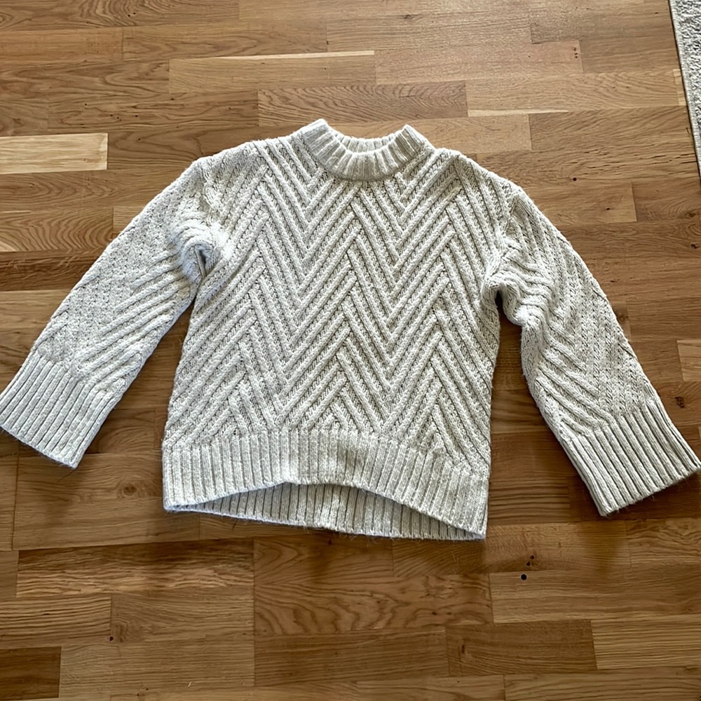 Bell sleeve sweater